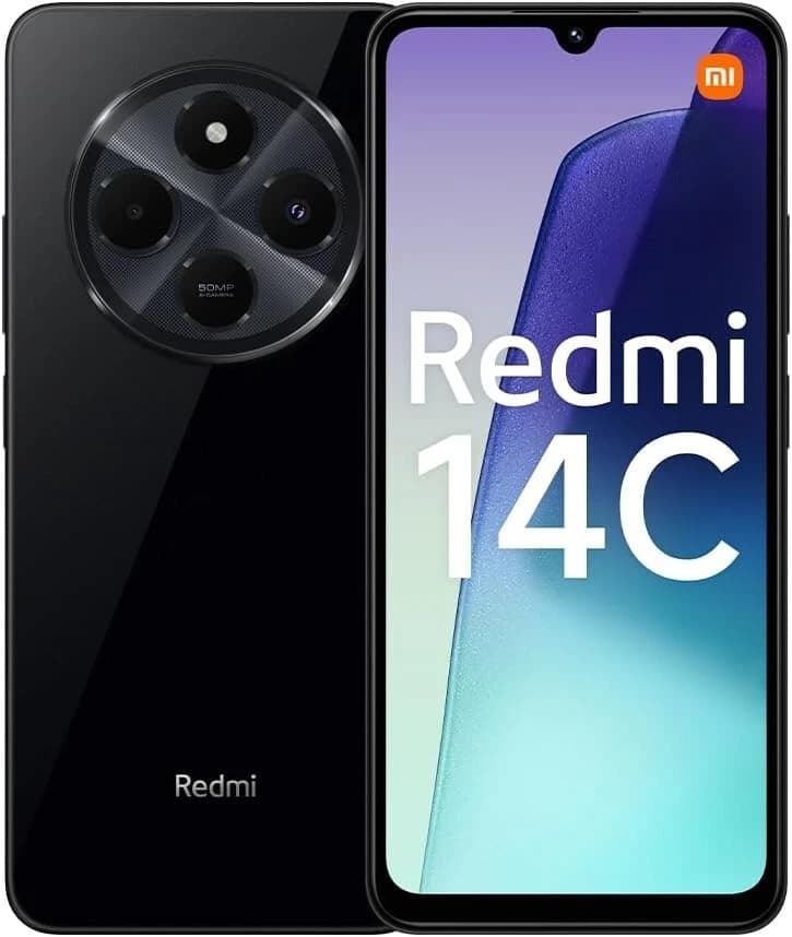 Xiaomi Redmi 14C 4G Dual SIM 128GB Smartphone - Midnight Black