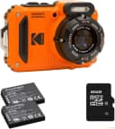 KODAK Pixpro WPZ2 Water Camera Pack Orange + 2 Batteries + 1 MicroSD Card thumbnail 2