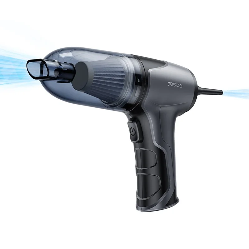 Yesido VC08 Rechargeable Handheld Vacuum Cleaner High Power Car & Home Cleaning Tool - Image 1