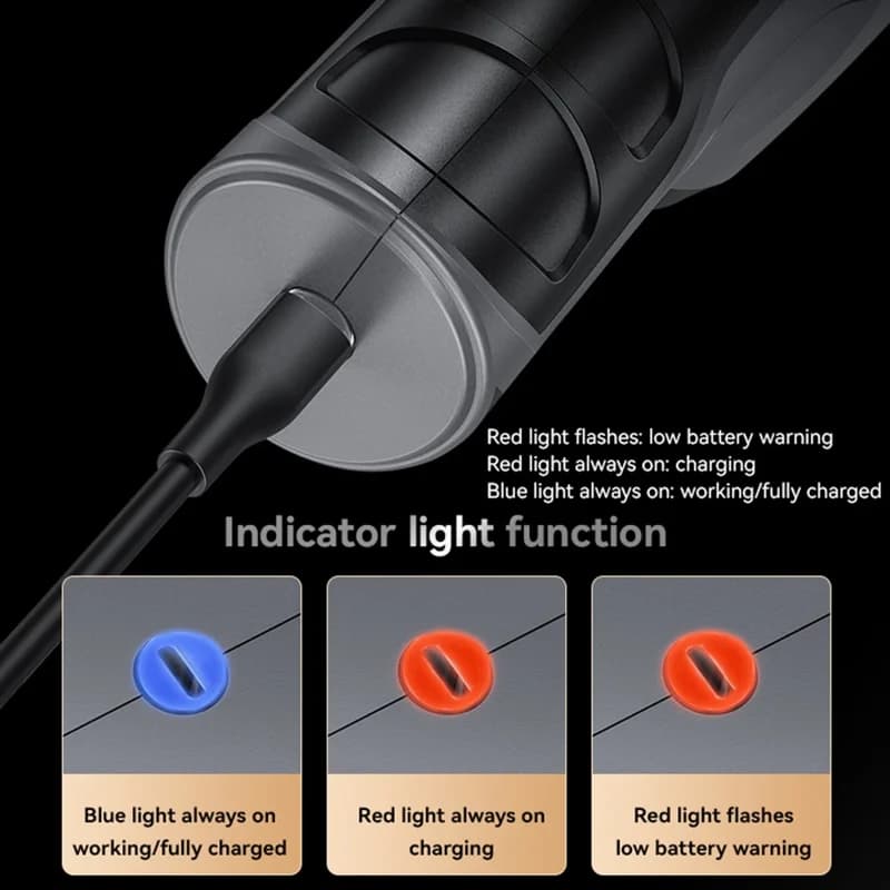Yesido VC08 Rechargeable Handheld Vacuum Cleaner High Power Car & Home Cleaning Tool - Image 4