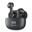 Yesido TWS19 ENC Noise Cancelling Semi In-Ear Wireless Earbuds - Black thumbnail 1
