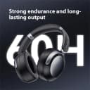 YESIDO EP07 Wireless Over-Ear Headphones with Hybrid ANC Noise Cancellation, Bluetooth Connectivity – Black thumbnail 4