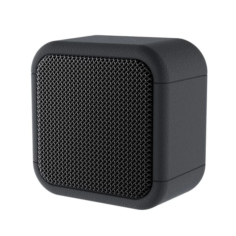 YESIDO YSW35 Mini Cube TWS Bluetooth Speaker with Enhanced Bass & Lanyard - Black