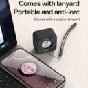 YESIDO YSW35 Mini Cube TWS Bluetooth Speaker with Enhanced Bass & Lanyard - Black thumbnail 6