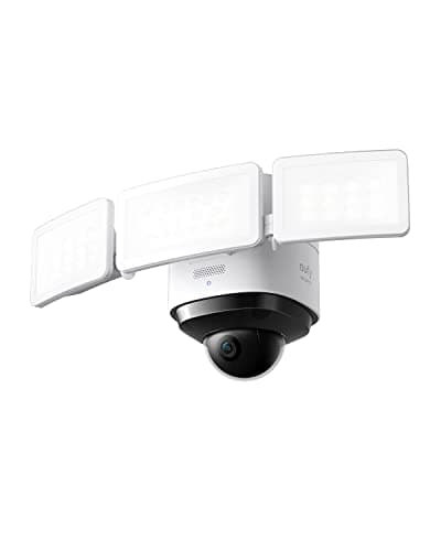 Eufy Floodlight Cam 2 Pro 2K 360° Pan, Tilt 3000 Lumens AI Tracking Hardwired - White - Image 9
