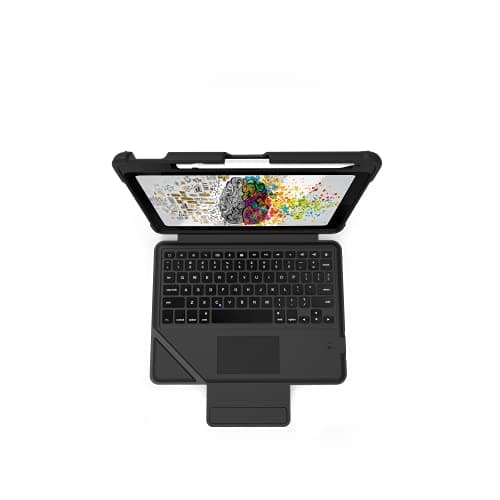 STM DUX Bluetooth Keyboard Case with Trackpad – iPad 7th/8th Gen, Black - Image 7