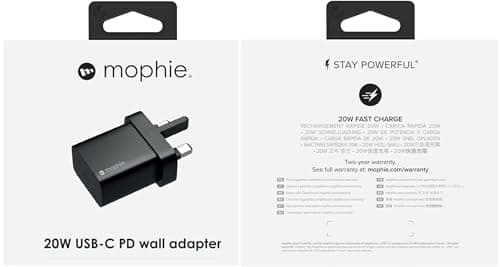Zagg Mophie 20W USB-C Wall Charger Black - Image 7