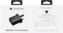 Zagg Mophie 20W USB-C Wall Charger Black thumbnail 7