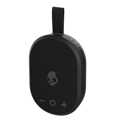 Skullcandy Ounce+ Wireless Bluetooth Speaker, IPX7 Waterproof, 16H Battery, TWS, Carry Strap – Black
