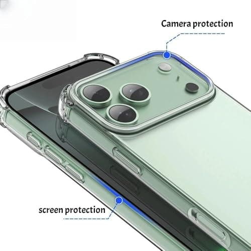 Atouchbo Tough Shockproof Armoured Clear Case Compatible With iPhone 17 - Image 9