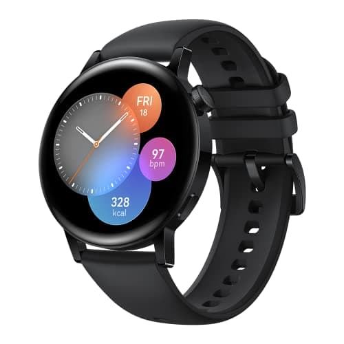 Huawei Watch GT 3 46mm Smartwatch, Bluetooth Calling, SpO2, Heart Rate Monitor – Black - Image 1