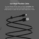 Belkin BoostCharge Flex USB-A to Lightning Cable 3M, Silicone Fast Charging Cable for iPhone & iPad – Black thumbnail 10