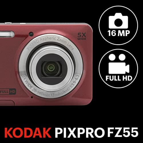 Kodak PIXPRO FZ55 1/2.3" Compact camera 16 MP CMOS 4608 x 3456 pixels Red - Image 9