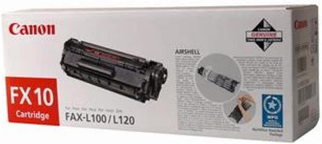 Canon FX-10 Original Laser Toner Cartridge for Canon Fax and MF Printers - Black - Image 1