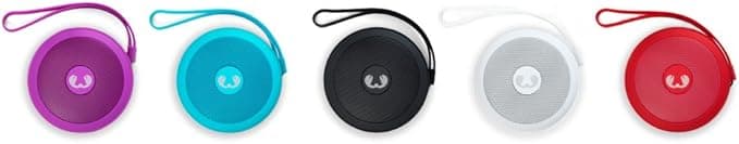 Fresh 'n Rebel Rockbox Round Bluetooth Speaker Portable Wireless Speaker - White - Image 3