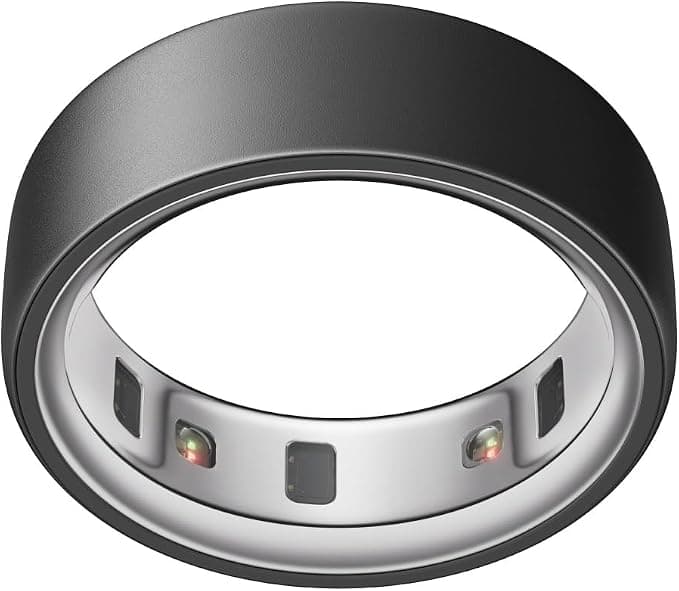Oura Ring 4 Stealth Smart Ring Size 6 Sleep Heart Rate and Fitness Tracker - Image 1