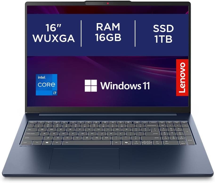 Lenovo IdeaPad Slim 5 16" WUXGA Laptop i7-13620H 16GB, 1TB Windows 11 Cosmic Blue - Image 1