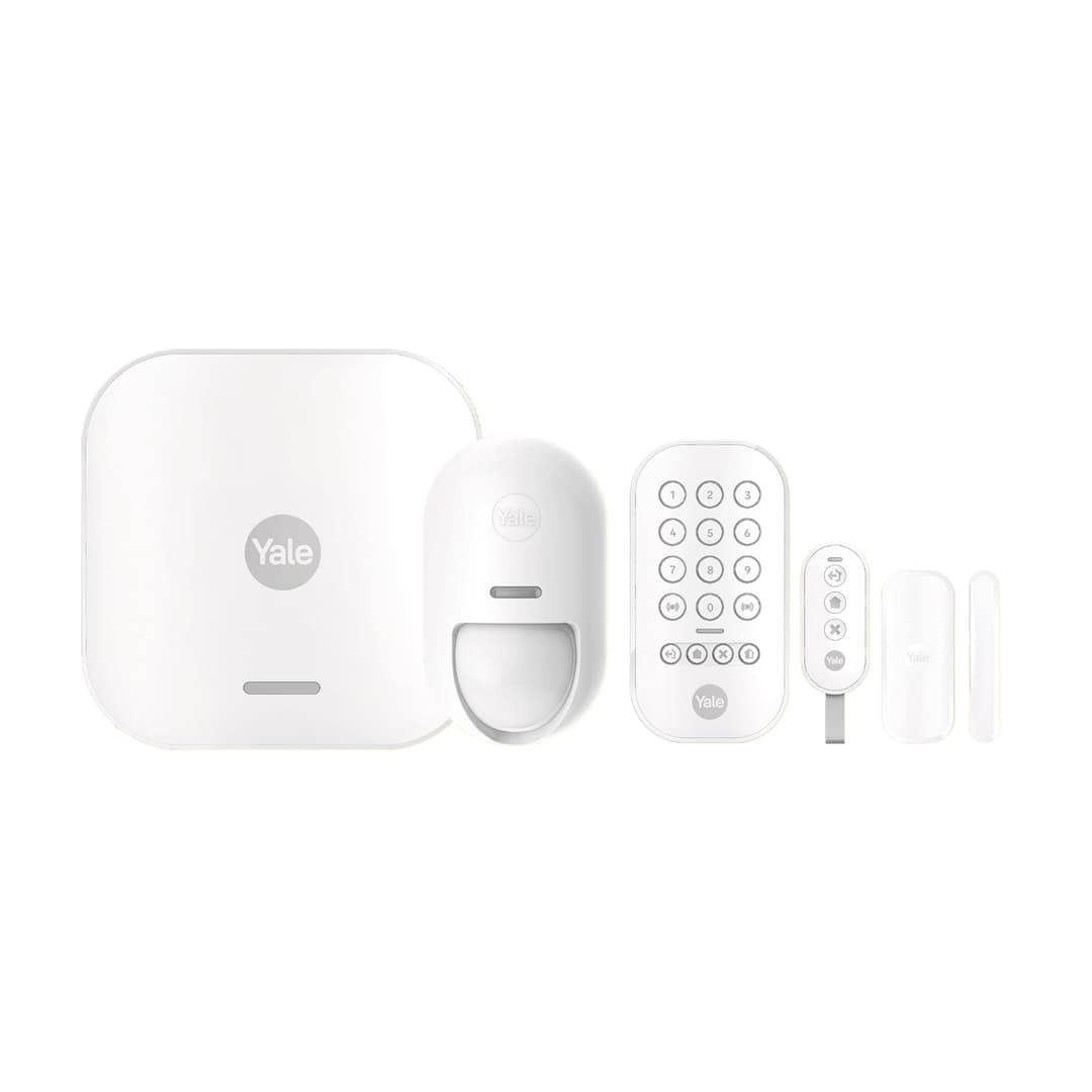 Yale Smart Alarm Starter Kit Home Security Alarm System - White - Image 1