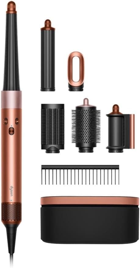 Dyson Airwrap i.d. Multi-Styler & Dryer Straight + Wavy Hair, 110000 RPM Motor, Coanda Airflow, Bluetooth, Amber Silk