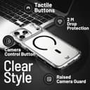 OX Dune Clear Case for iPhone 17 Pro Max – MagSafe Compatible, Shock-Proof thumbnail 8