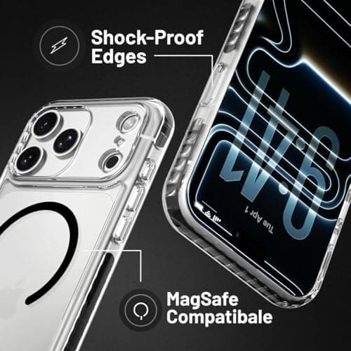 OX Dune Clear Case for iPhone 17 Pro Max – MagSafe Compatible, Shock-Proof - Image 9