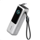Anker 25000mAh 165W Power Bank with Built-In Retractable USB-C Cables - Silver thumbnail 1