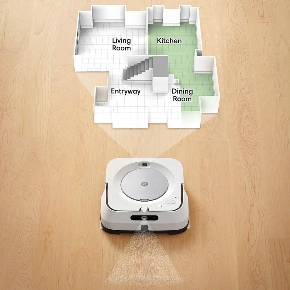 iRobot Braava jet m6 Robot Mop Precision Spray, Smart Clean, Voice Control - Image 4