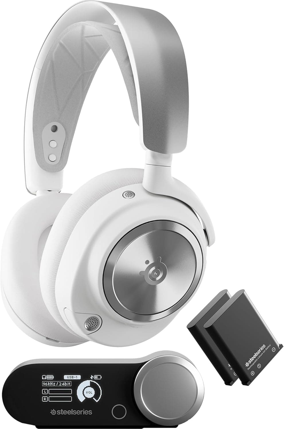 SteelSeries Arctis Nova Pro Wireless PS – White Gaming Headset