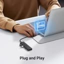 UGREEN 4-Port USB 3.0 Hub – Ultra Slim, 5Gbps High-Speed thumbnail 4