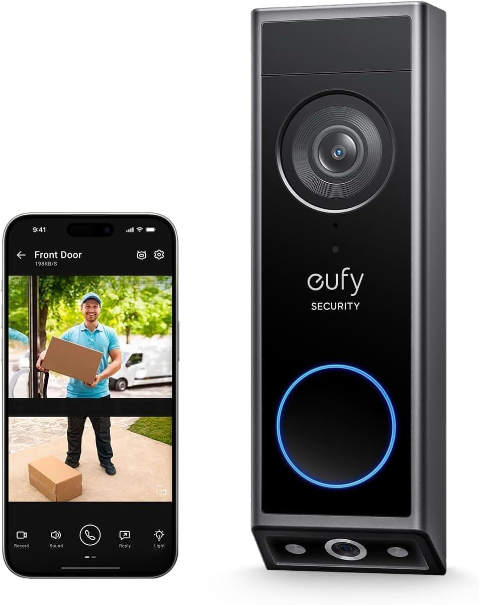 eufy Security E340 Dual Camera 2K Video Doorbell - Image 1