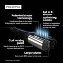 L'Oréal Professionnel SteamPod 4 Steam Hair Straightener & Styling Tool for All Hair Types, UK Plug - White thumbnail 4
