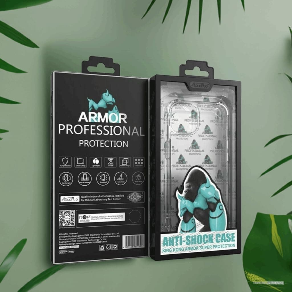 Atouchbo Tough Shockproof Armoured Clear Case Compatible With iPhone 17 - Image 5