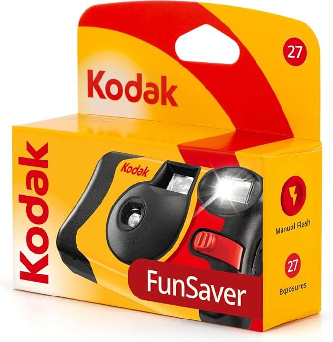 Kodak Single Use FunSaver Camera with Flash 27 exposures +12