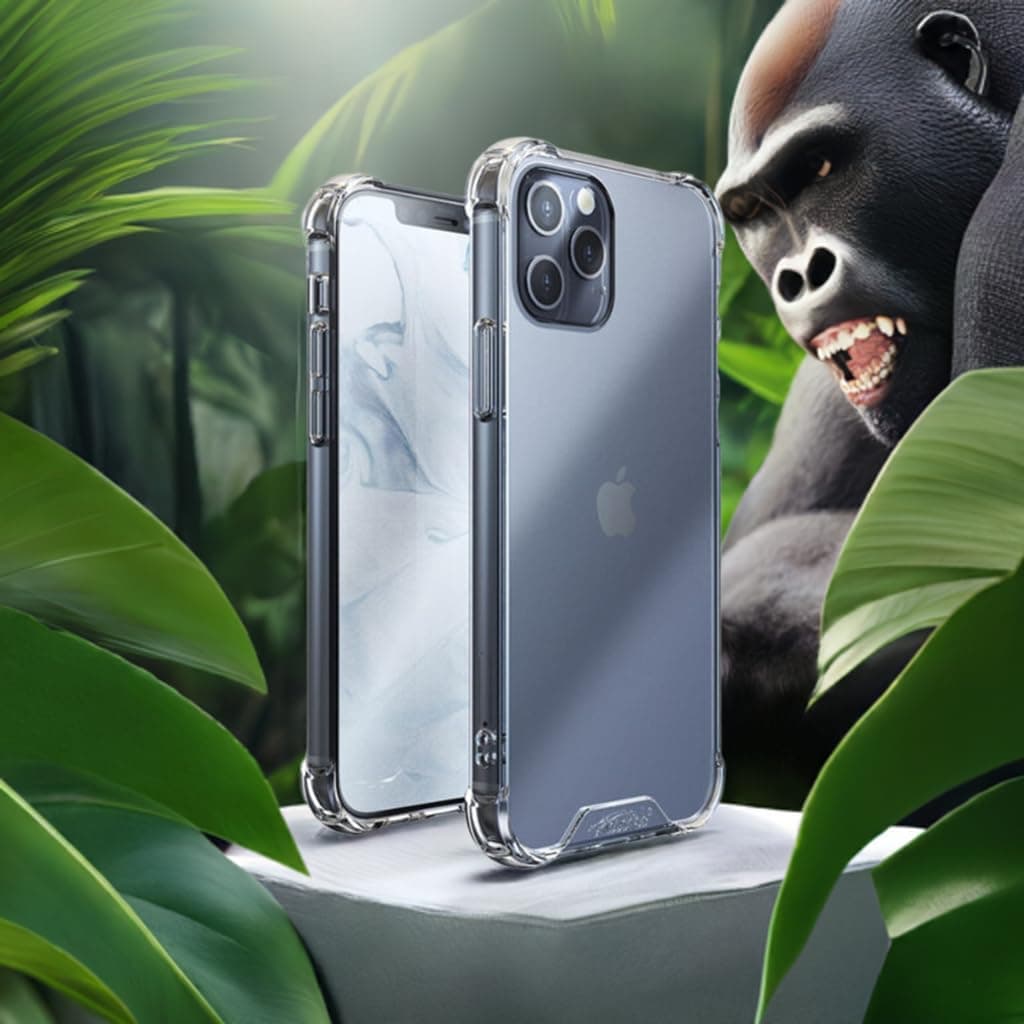 Atouchbo Tough Shockproof Armoured Clear Case Compatible With iPhone 16 - Image 2