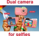 AgfaPhoto Realikids Waterproof 2 Kids Camera 12MP HD - Red thumbnail 4