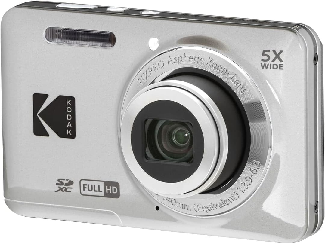 Kodak PIXPRO FZ55 Friendly Zoom Digital Camera Silver - Image 2