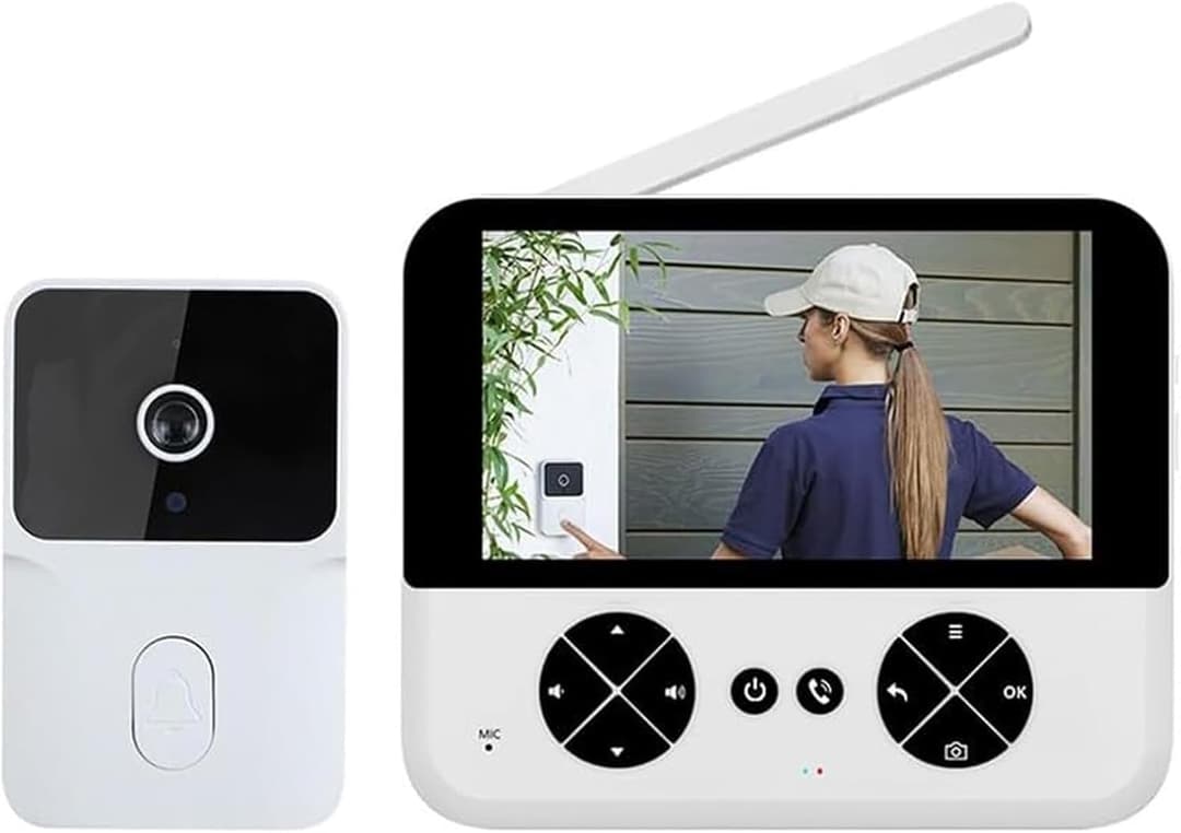 Yesido KM27 2.4G Wireless Video Doorbell 1MP Camera 4.3 inch LCD Monitor - Image 1