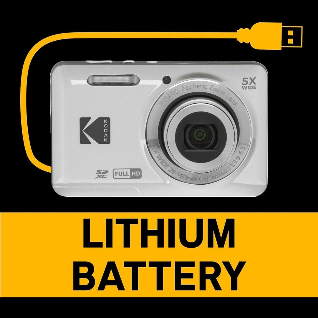 Kodak PIXPRO FZ55 Friendly Zoom Digital Camera Silver - Image 6