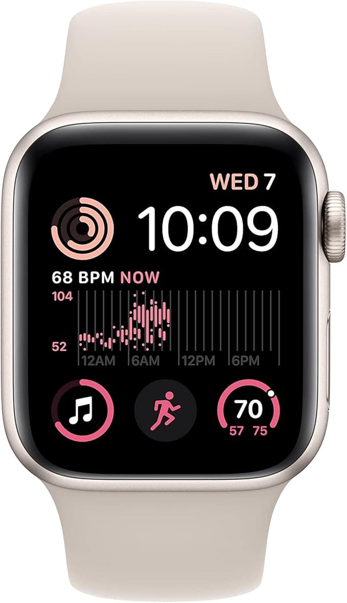 Apple Watch SE 3 Smartwatch 40mm Starlight Aluminium Starlight Sport Band S/M - Image 2