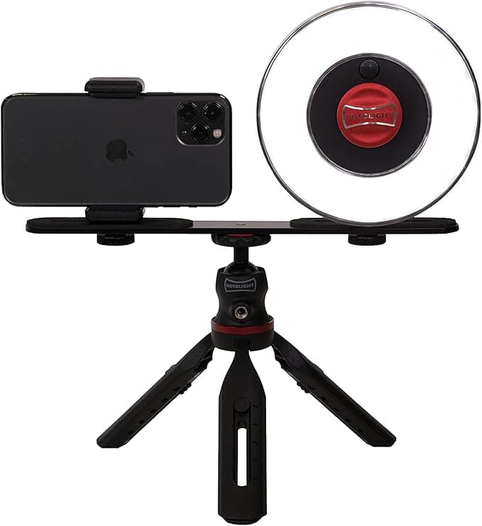 Rotolight VideoVlogging RL48 LED Ring Light Kit for Content Creators