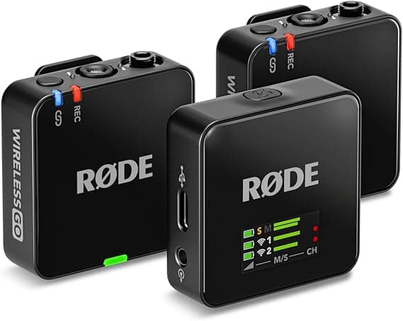 RØDE Wireless GO Gen 3 Dual Channel Wireless Microphone - Black