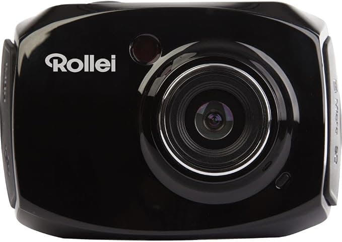Rollei Actioncam Racy Full HD Sports Camera, Waterproof Action Cam - Black