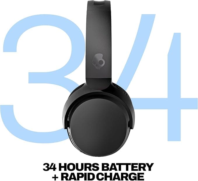 Skullcandy Riff 2 Wireless Headphones Black - Image 2