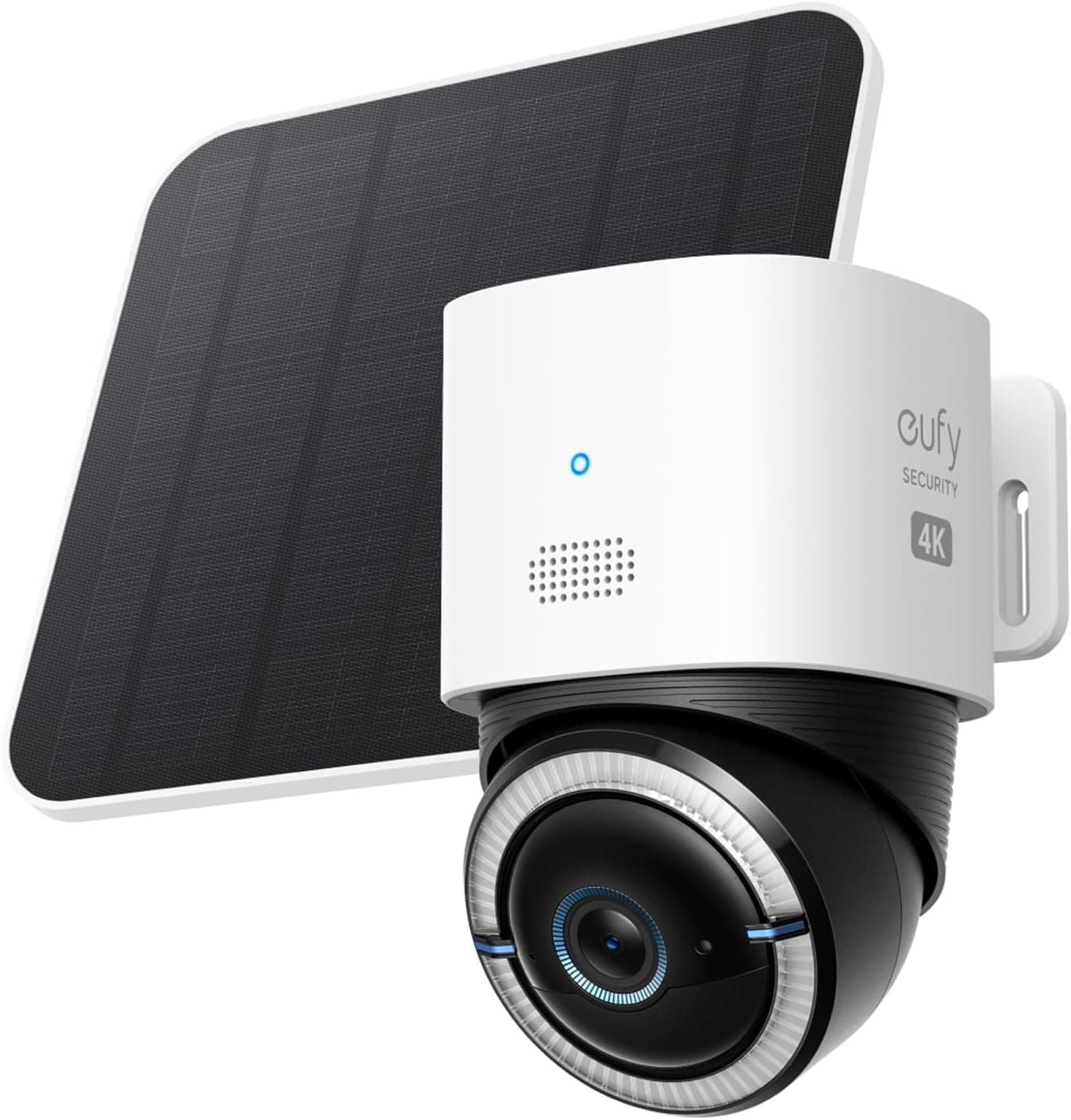 Eufy 4G LTE Cam S330 4K Solar Wireless Camera Pan & Tilt AI Tracking - White