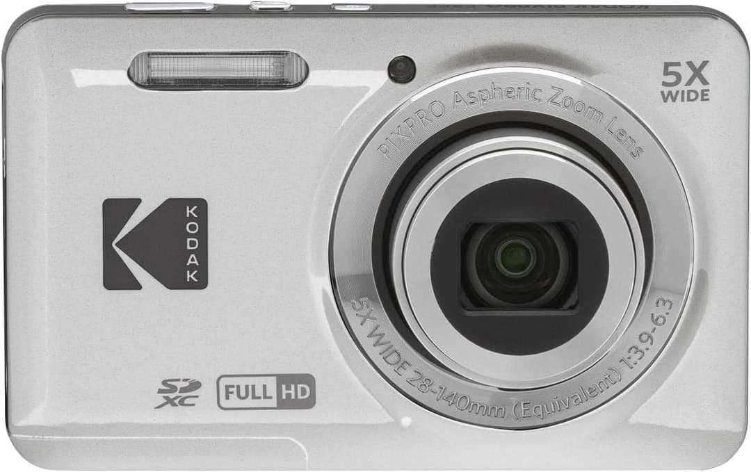 Kodak PIXPRO FZ55 Friendly Zoom Digital Camera Silver - Image 1