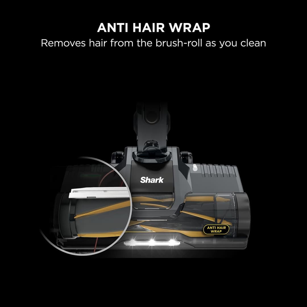 Shark Anti Hair Wrap Cordless Stick Vacuum Cleaner Black - Image 3
