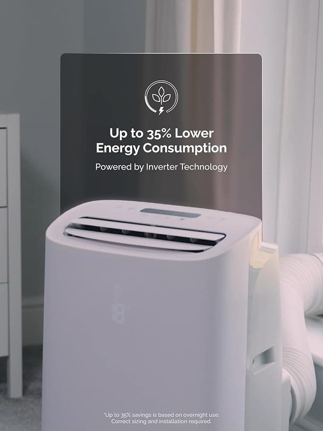 Meaco Cirro+ 14000 BTU Smart Portable Air Conditioner & Heater 4-in-1, Wi-Fi, Inverter - Image 5