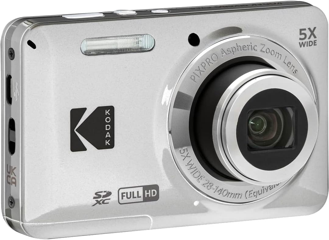 Kodak PIXPRO FZ55 Friendly Zoom Digital Camera Silver - Image 3