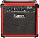 Laney LX15B Bass Amp 15W Portable Practice Guitar Amplifier - Red thumbnail 1