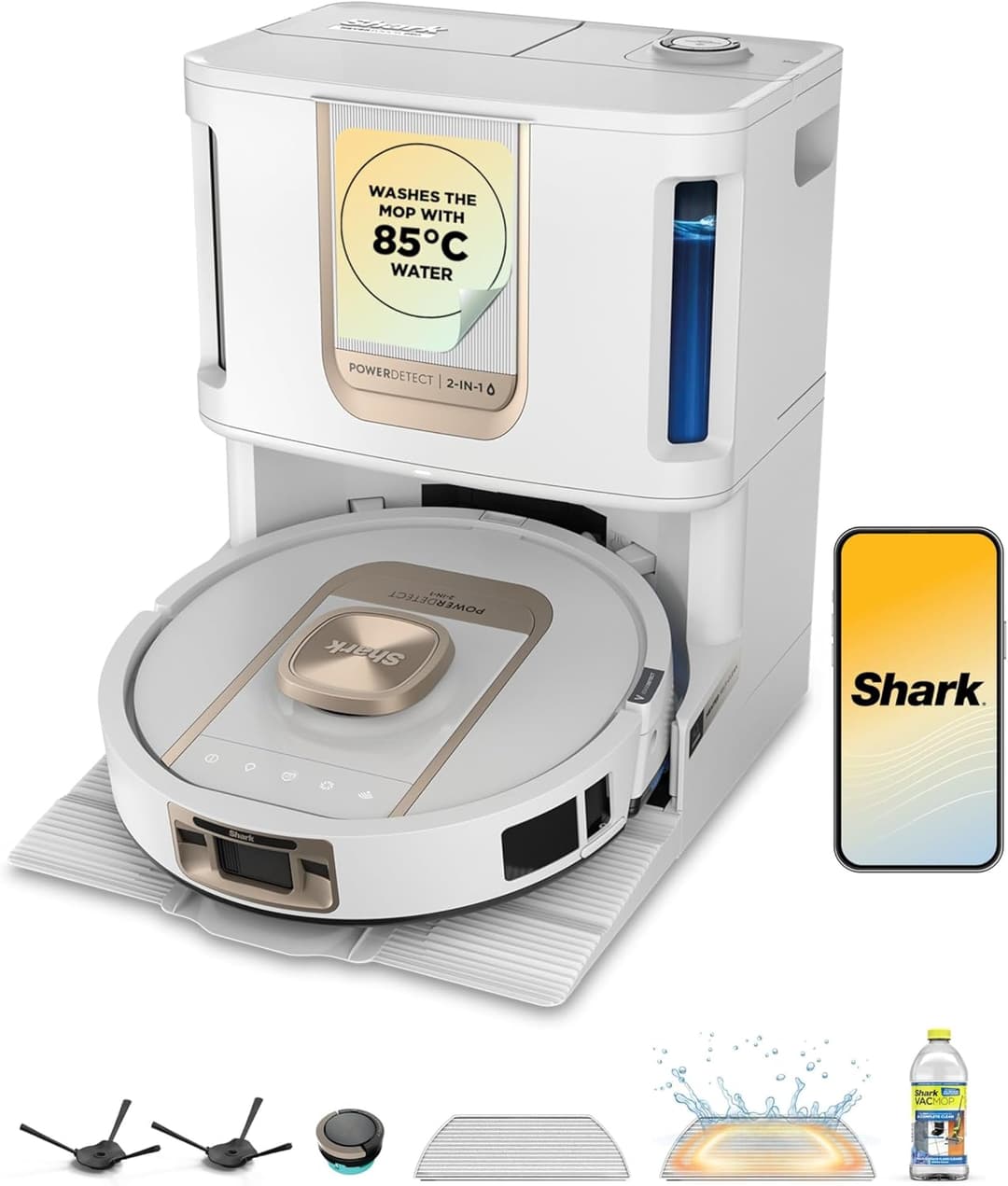 Shark PowerDetect AV2910XEUKWH Robot Vacuum & Mop - Image 1